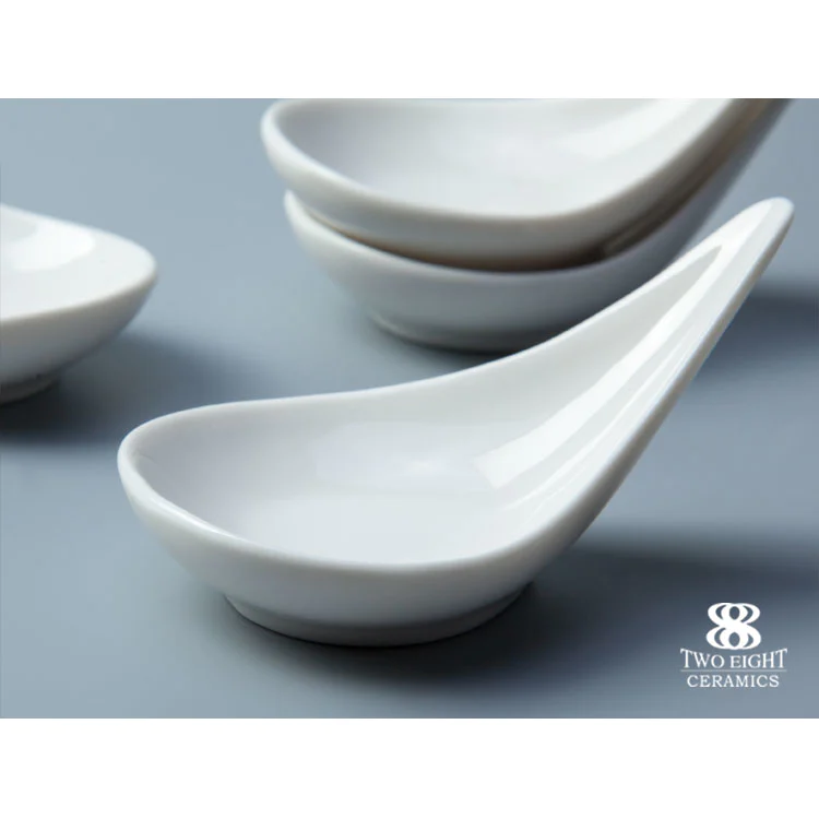 Porcelain dessert spoon, sauce bowl, ceramic bowl wholesale