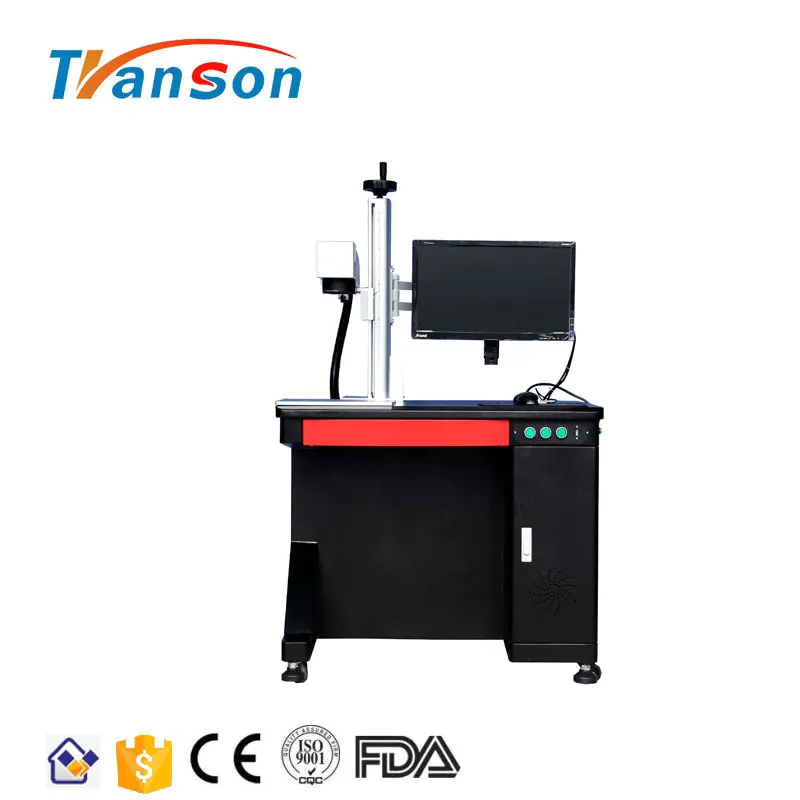 20W JPT M7 Series MOPA Fiber laser Marking Machine Desktop Type for Colourful Mark on Stainless Steel