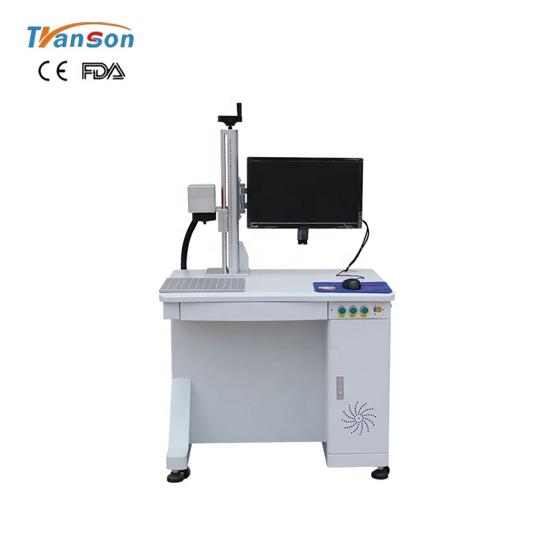 Desktop Fiber laser mark machine 100W logo printing machine for sale