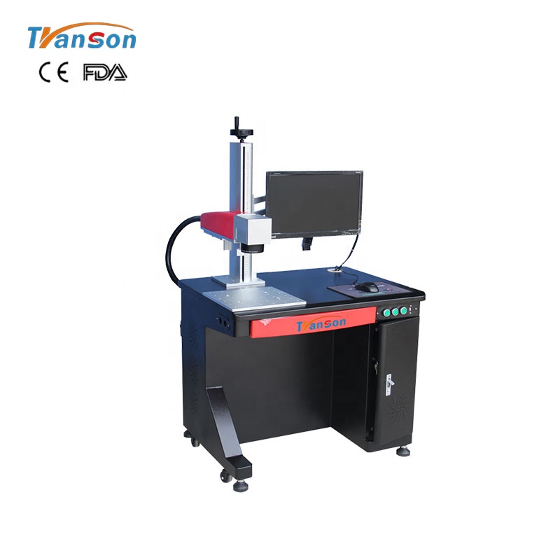 Manufacturing Plant Fiber Laser 50W Cutter Diameter Engraving Marking Machine