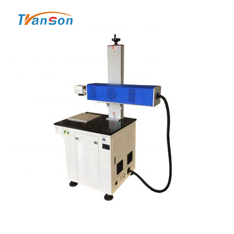 Desktop Laser Marking Machine CO2 Type Metal Tube Marking on Nonmetal