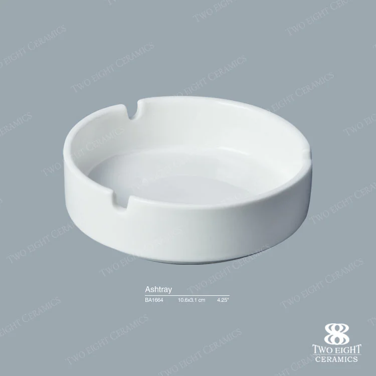 Cheap white porcelain round 4.25