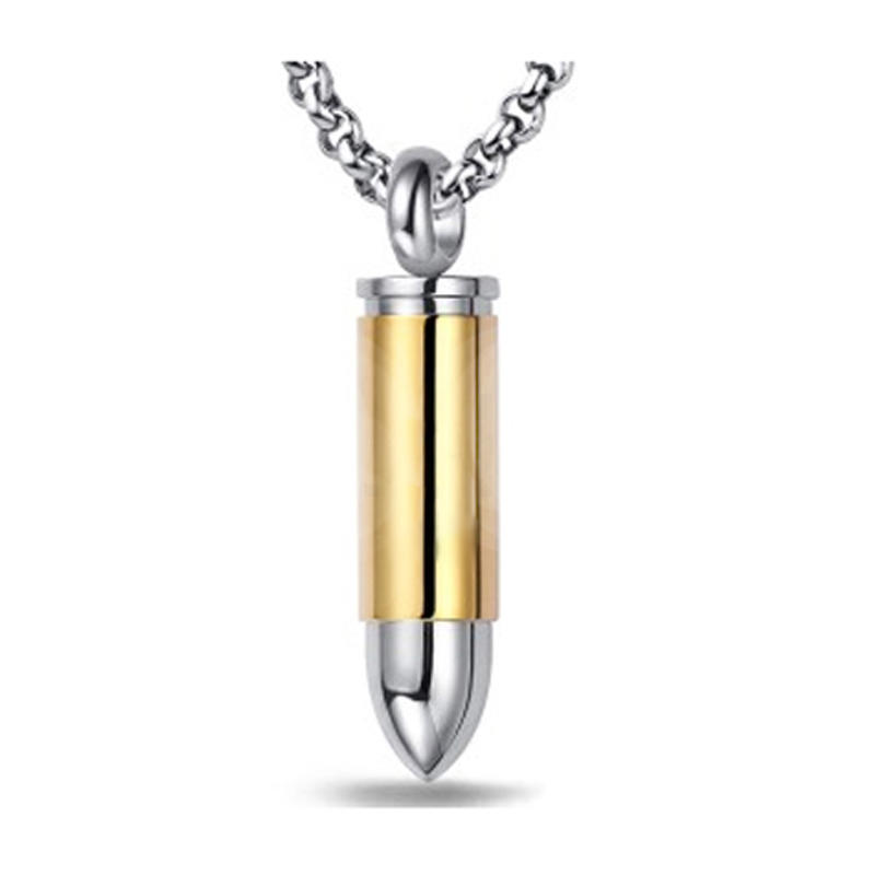 product-Cheap shiny silver bullet necklace-BEYALY-img-3