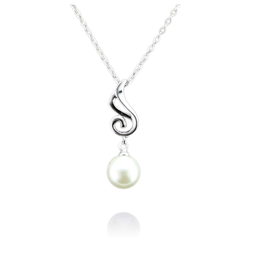 925 silver wing charm real freshwater pearl set necklace price