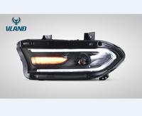 VLANDLED Headlight FORCharger 2015 2016 2018 2019Car Head Lamp With lLED Turn Signal Plug And Play