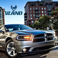 VLAND factory accessory for car headlight for Charger LED Headlight 2014 2015 2016 for Charger Xenon headlamp LED moving signal