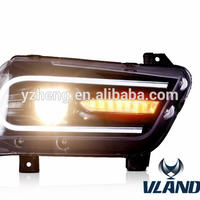 VLAND factory Car lamp for Charger Headlight 2011 2012 2013 2014for LED Head Light wholesale price