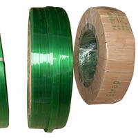 High Quality Green Smooth Embossed Plastic Packing Bundle Strap