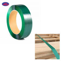 High Strength Industrial 16mm Green PET straps cord Pallet Strapping Belt for packing Wood