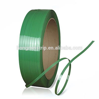 Green Embossed plastic strapping roll smooth PP Plastic strap