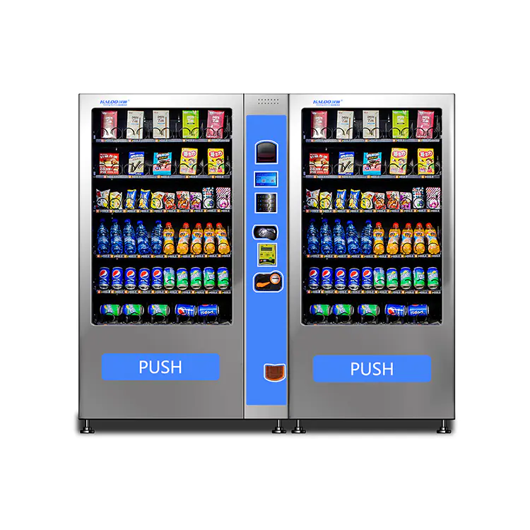 24 hours Self- Service Shop snack and drink combination vending machine with cheap price