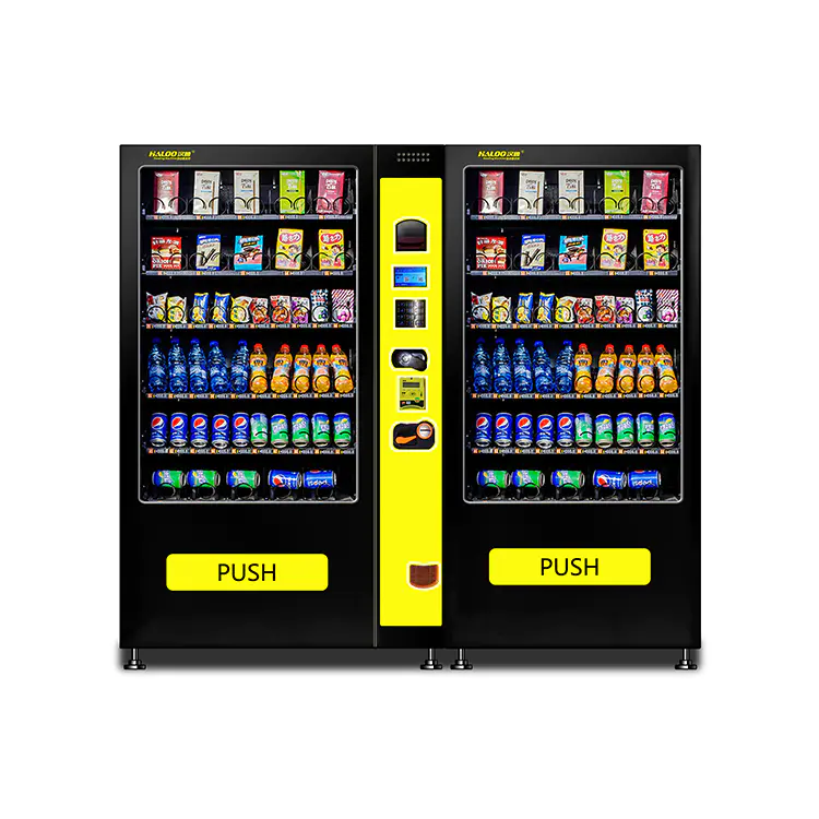 Self- Service Commercial Water Snack Drink Coffee Combination Drink Vending Custom Vending Machine