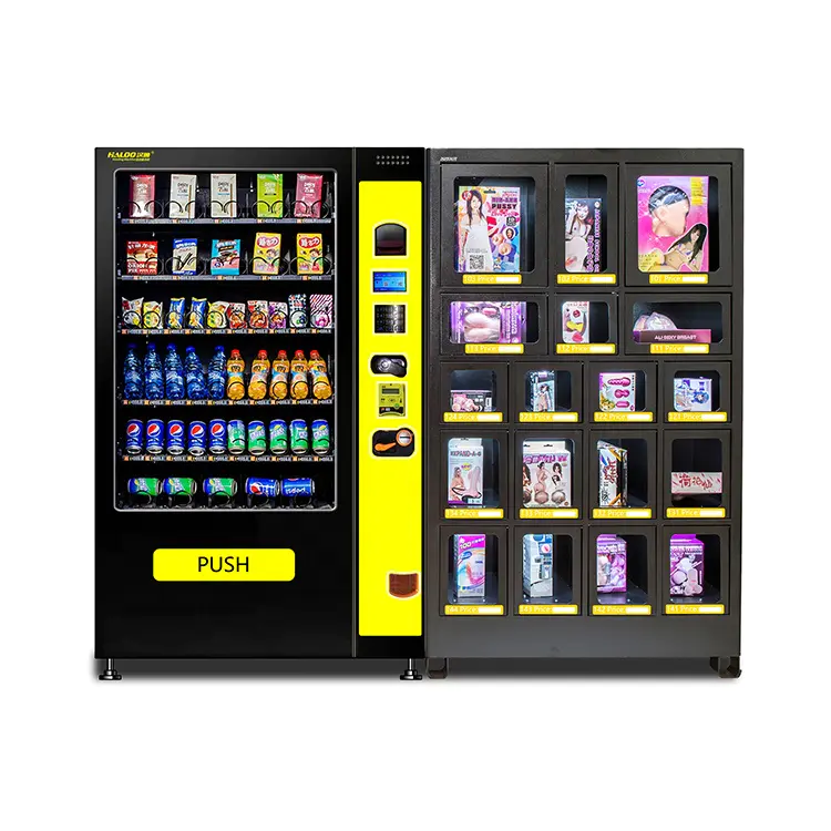 China Supply Best Quality Cheap Self-Service big capacity Combination Vending Machines For Sale