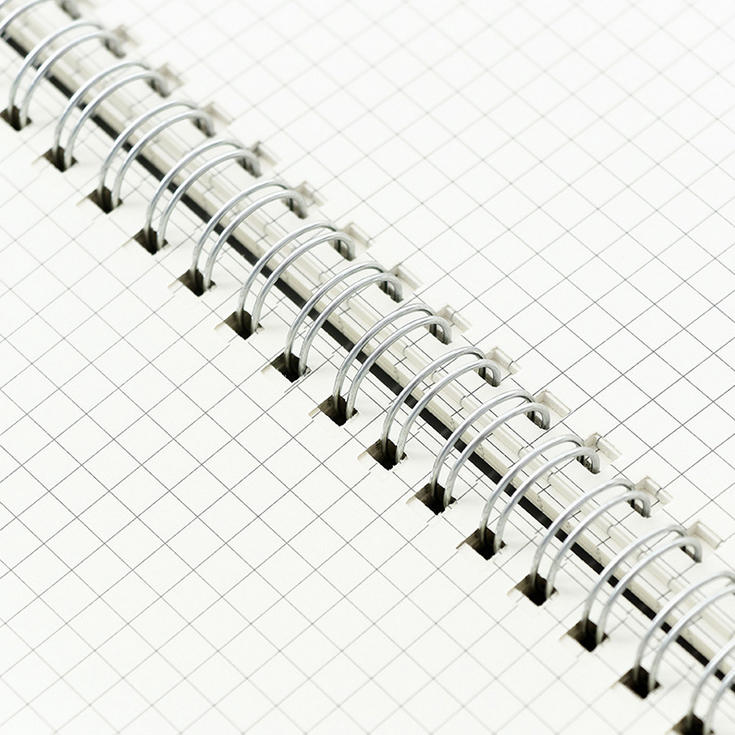 product-Dezheng-Bulk Promotion Custom Logo Transparent PVC Cover Spiral Notebook With Grid Pages-img-1