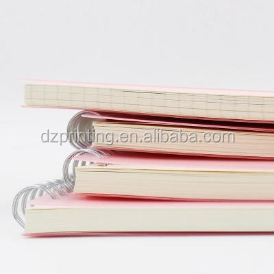 product-Wholesale Price Custom Elegant Spiral Blank Pink Notebook Journal For Promotion-Dezheng-img-1