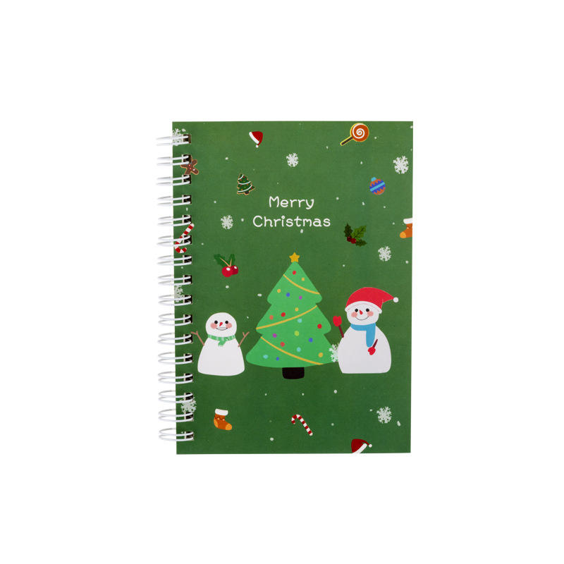product-Dezheng-2020 Christmas Spiral Binding Coil Journals Custom Logo Notebook-img-1