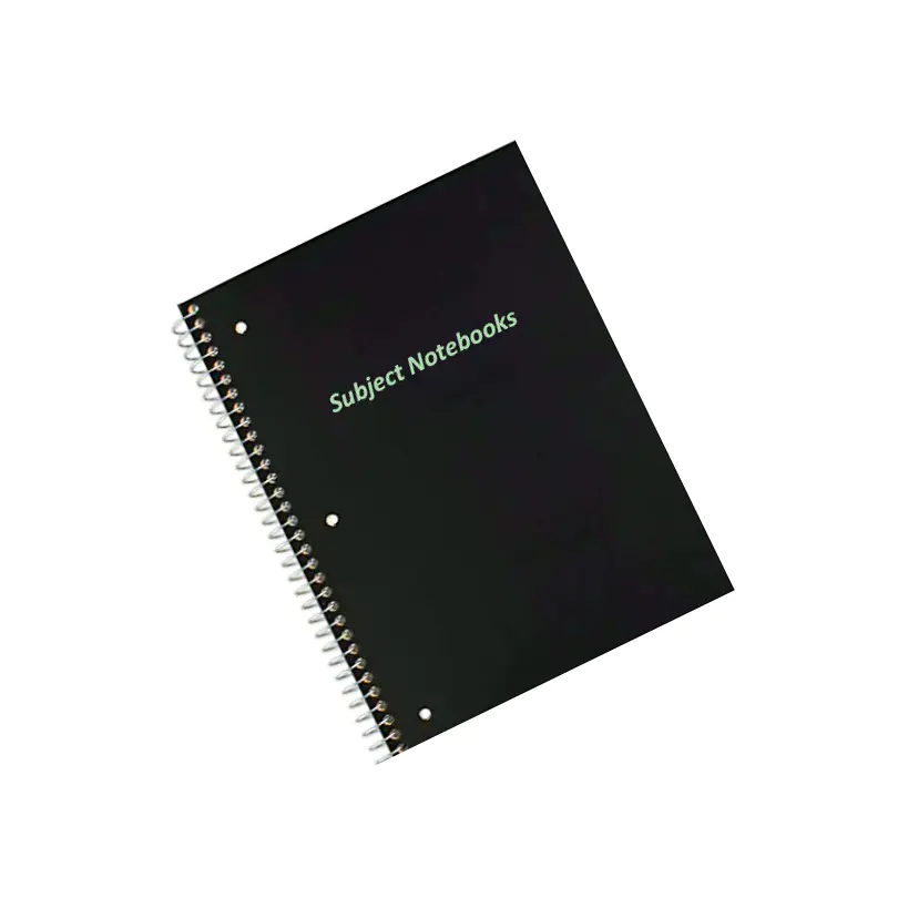 A5 b5 spiral notebook wired perforated punched 5 subjects notebook for college students