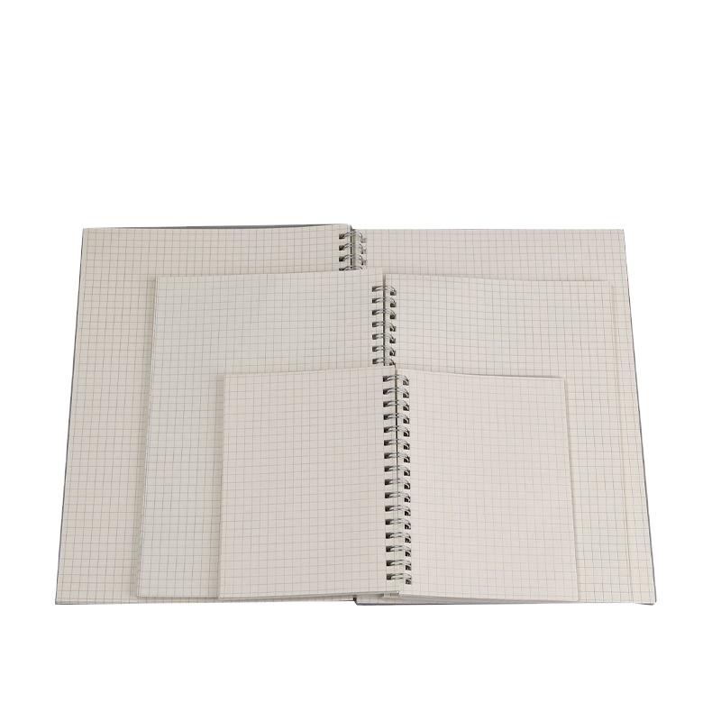 A4 Clear Plastic Cover Plain Elastic Band Spiral Notebook Customize Logo