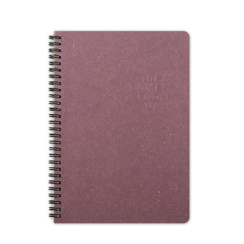 product-Custom Made A5 Rose Gold Book Binding Spiral Classified Business Spiral Notebook School Pers-1