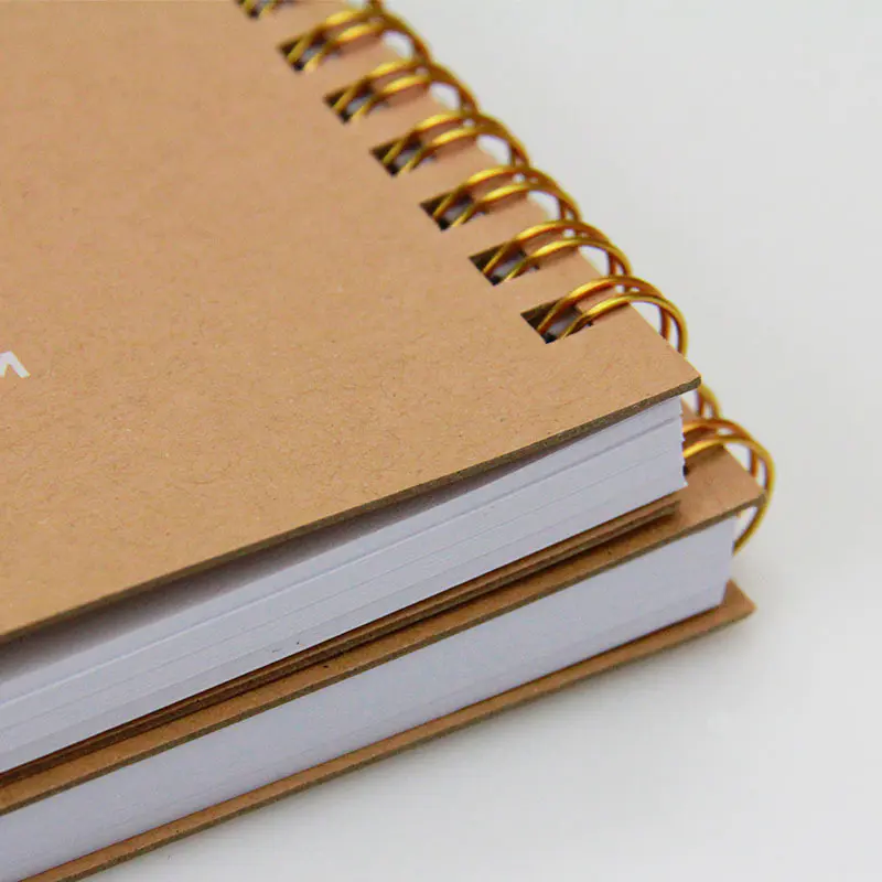 Guangzhou Notebook Manufacturer A5 Size 100 Sheets Thick Spiral Notebook For Promotion