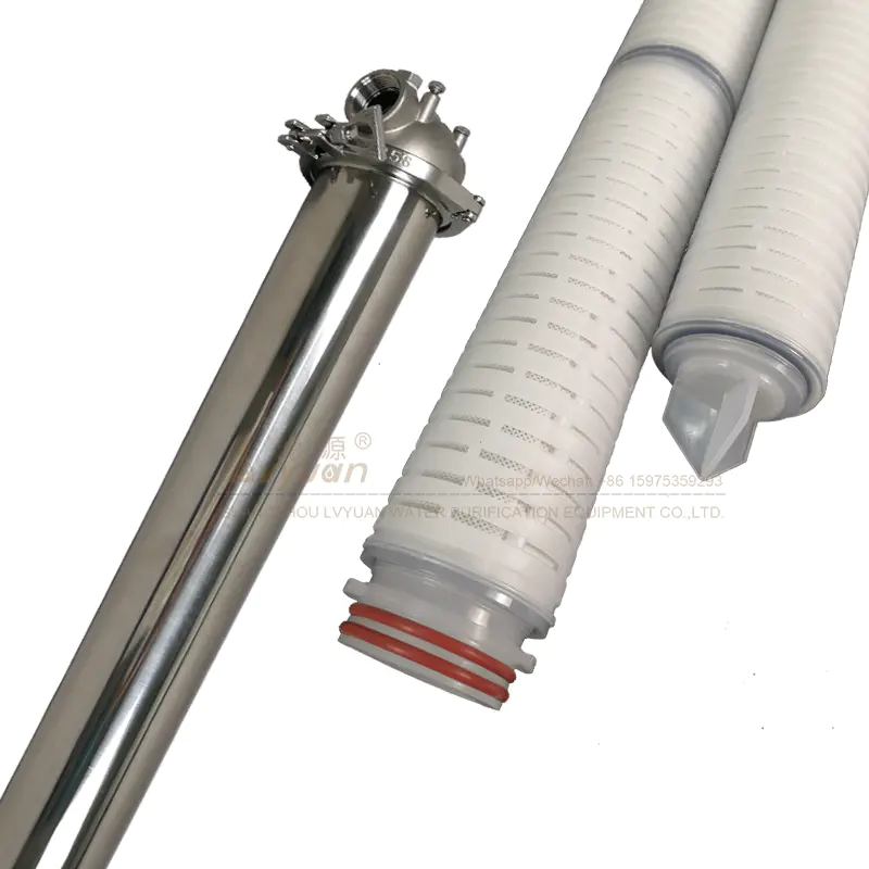 Jumbo stainless steel SS304 316L shell material 10 inch ro pre filter housing for 20 microns industrial water filter system