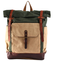 mochilas Multi-pocket Color matching Canvas school men backpacks British style Laptop rucksack backpack boys bag fashion leisure back bag