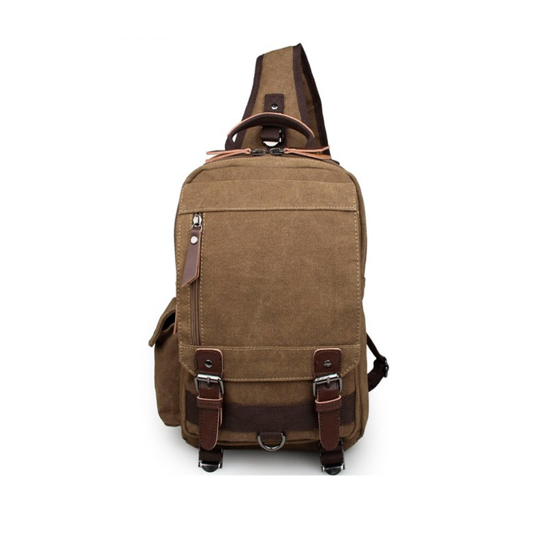 mochilas Another design Single shoulder Men Canvas Crossbody Backpacks Retro style business school travel laptop fashion boys backpack