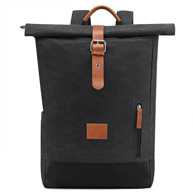 mochilas HikingComputers Laptop Canvas Bag Men Satchel Leather Vintage Waxed Canvas Backpack
