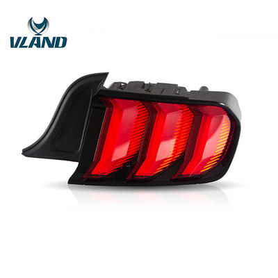 Vland Factory Auto Part for Mustang Full-LED Taillamp 2014-2019 For Mustang Tail Lights with red Sequential Turn Signal