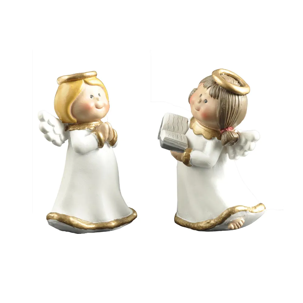 Hot Sale Customized Praying and Reading Resin Decorative Angel Cherub Figurines for Home