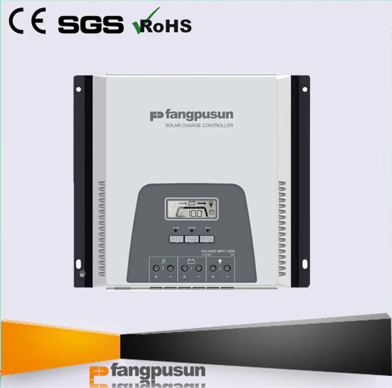 Fangpusun China MPPT 50A 12V 24V 48V LiFePO4 Battery Solar Charging Controller with WiFi