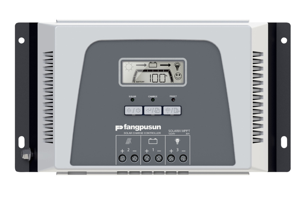 New Fangpusun 30A LCD MPPT Charger Solar Controllers with Ce RoHS