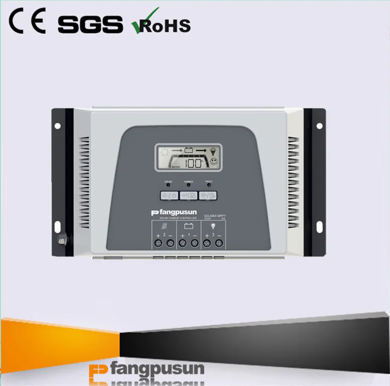 Fangpusun LCD Display 30A MPPT Solar Battery Charge Regulator 12V 24V