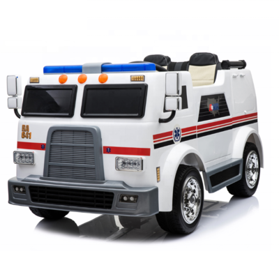 2019 kids ambulance ride on car children rc electronic 12V battery car