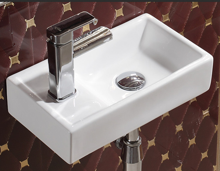 Direct selling price rectangular shape bowl wall mounted wash basin for sale