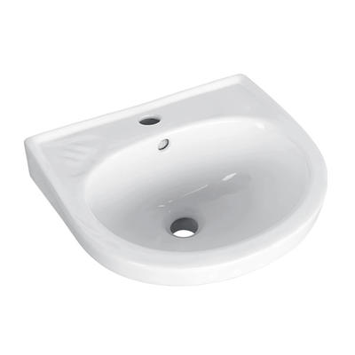 16" ceramic wall huang simple small size wash corner wash basin