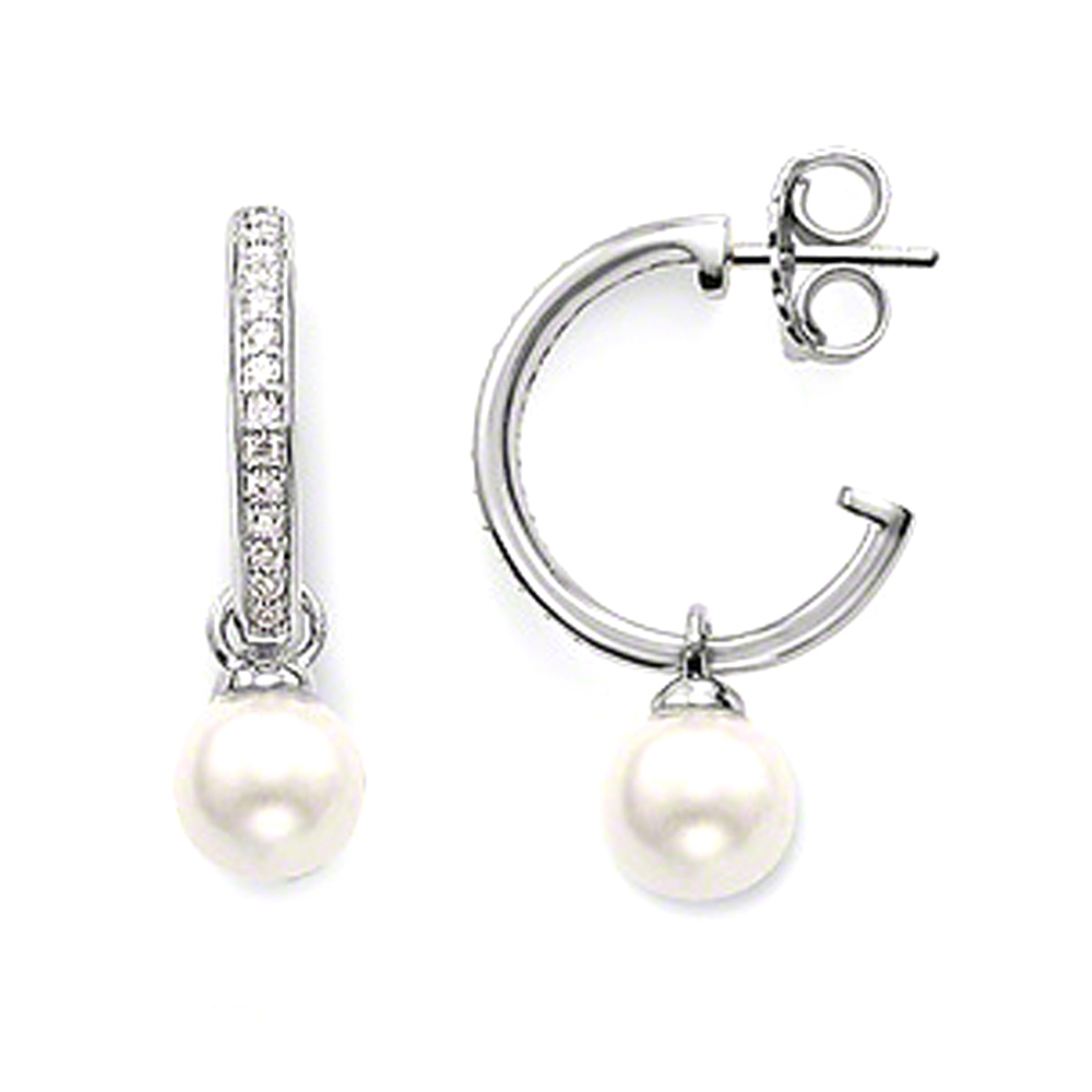 Big size thick 925 sterling silver replica earring