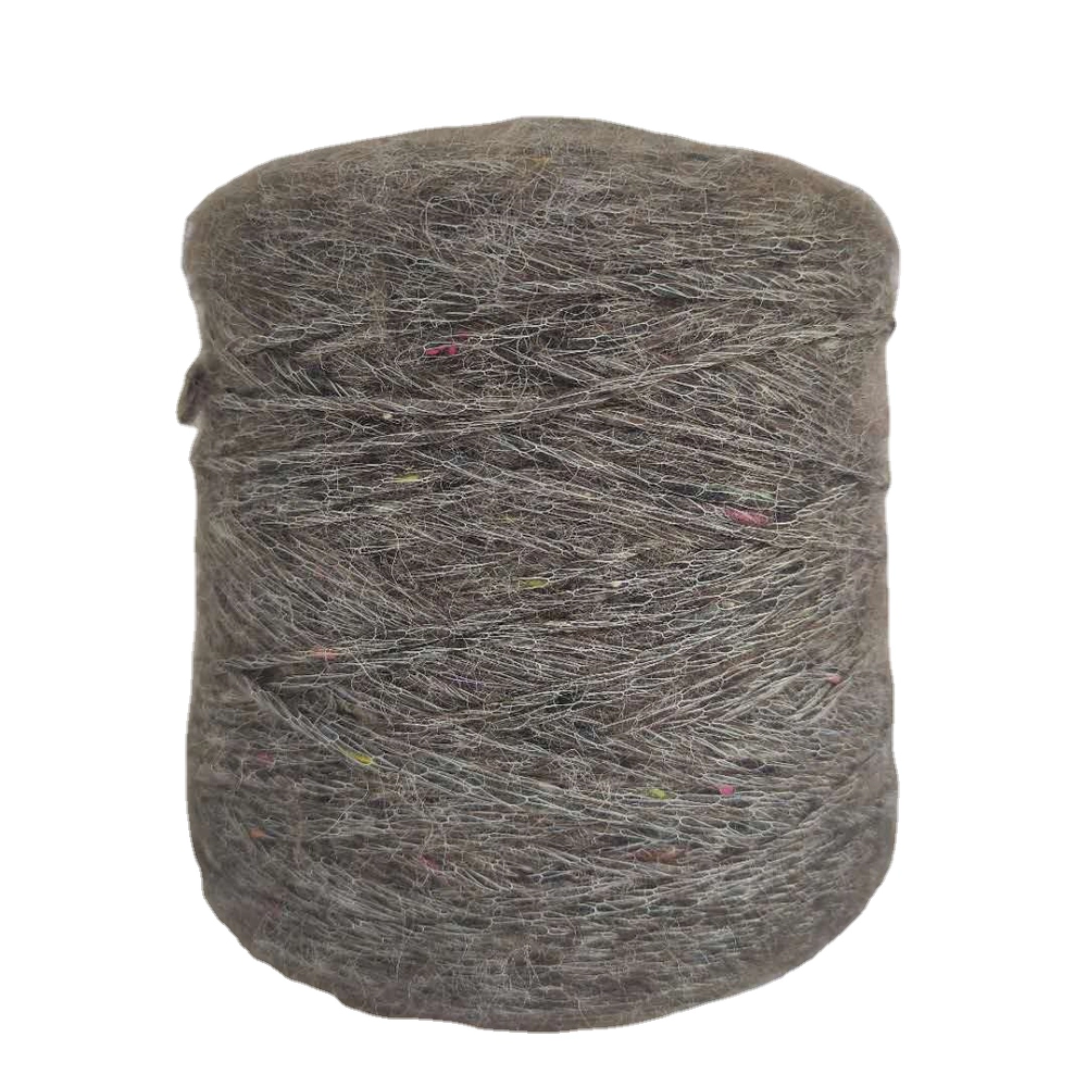 1/2.6Nm 38%nylon 27%wool feel soft thick and fineblended fancy yarn for knitting