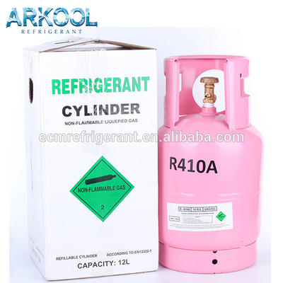 Gas refrigerant r410a ce certificate refillable cylinder