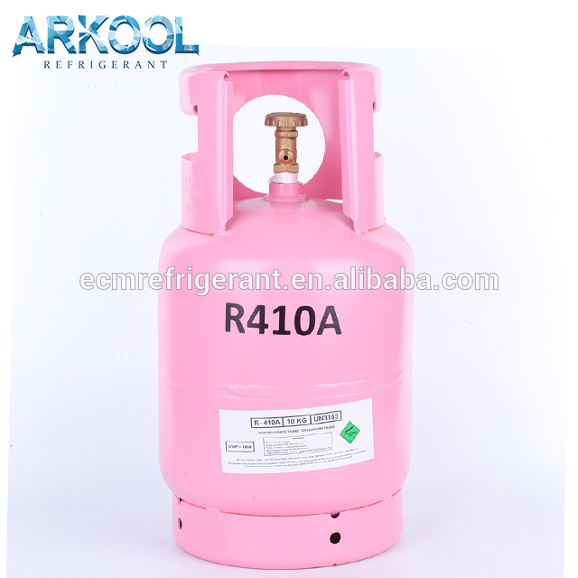 Gas refrigerant r410a r410 CE refillable cylinder