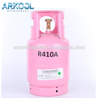 New refrigerant gas CE refillable cylinder r410a r410 r134a r404a r407c hot sale