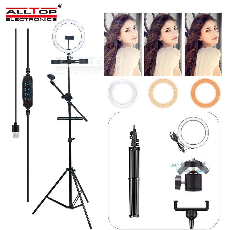 ALLTOP Hot sale multi function Live Artifact with stand 11w 13Inch Live broadcast led ring light