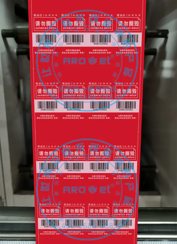 Roll to Roll Stickers Variable Data Label Printing Machine