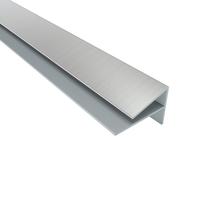 AD White Aluminum J-Channel Trim Extrusion Profile Aluminum Trim