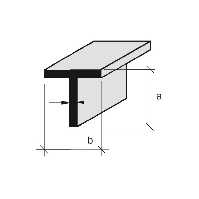 High Standard Anodized 6063 Aluminum T-shape for Tiles