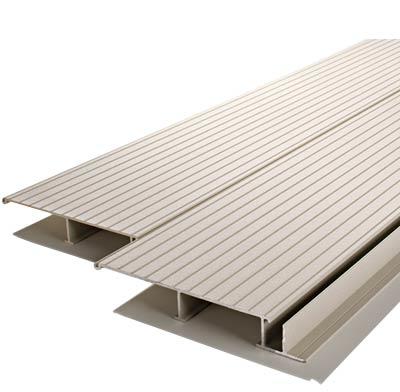 High quality extruded aluminum decking flooring boards
