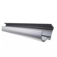 Polished aluminium tube handrail profiles