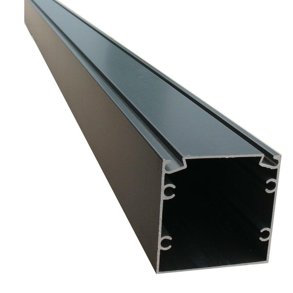 0.04-gauge Construction Aluminum Extrusion with Spline Track Extrusion Profile
