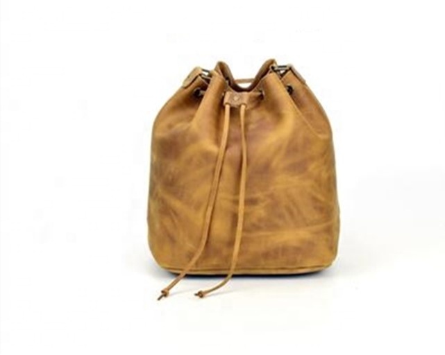 New Style PU Solid Color Ladies cylinder Handbags fashion single Shoulder Crossbody Messenger Bag Drawstring bucket bag women