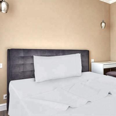 custom made white double sided bed sheets for hotels and hospitals